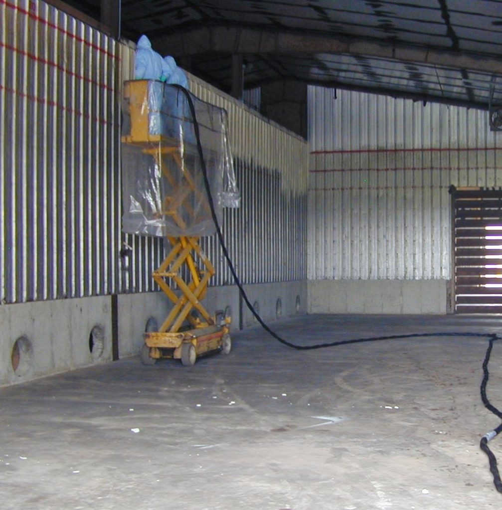 Specialty storage facility foam work